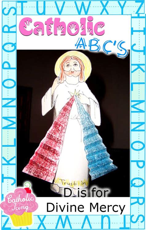 pin  divine mercy jesus crafts  kids
