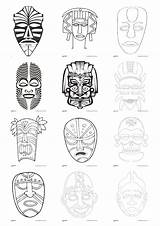 Masque Masques Africains Africain Afrique Peindre Utiliser Maternelle Enseignant Exemple Imprimer Histoire Librairie Dessus Primaire Suppleant Visuels Plastiques Ce1 sketch template