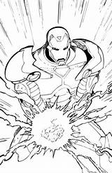 Coloring Pages Print Ironman sketch template