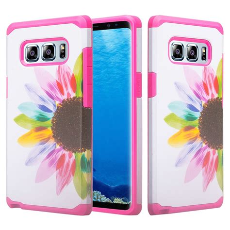 samsung galaxy note  case galaxy note  slim protective cover hybrid dual layer shock