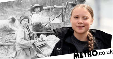 greta thunberg spotted in 120 year old photo metro news