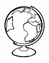 Globe Mappamondo Colorare Disegno Geografia Stand Risultati Clipartmag Geografía sketch template