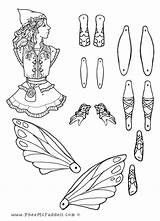 Puppet Coloring Dolls Paper Pages Library Clipart Edain sketch template