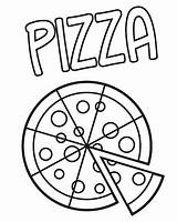 Pizza Coloring Pages Printable Kids Colouring Children Color Fnaf Food Coloringpagesfortoddlers Visit Small Choose Board sketch template