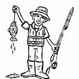 Fisherman Coloring Pages Surfnetkids sketch template