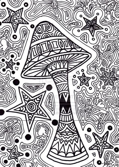 challenging trippy coloring pages  adults ubh