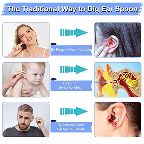 topicy ear wax removal tool p fhd ear wax remover endoscope  led light ear cleaner
