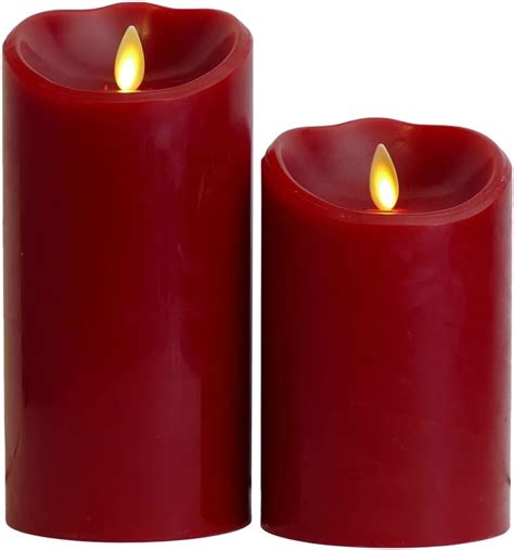 red luminara candles