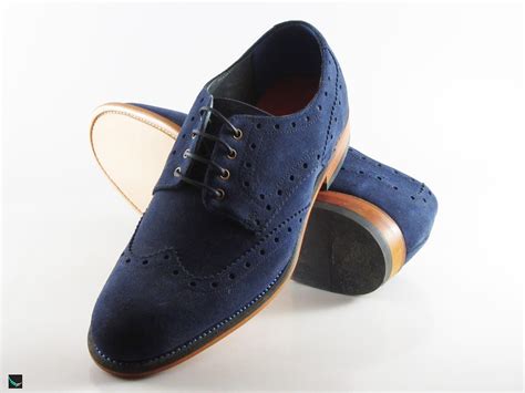 mens leather blue shoes  leather collections  frostfreakcom