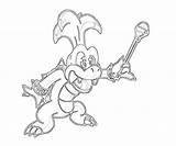 Koopa Coloring Pages Wendy Iggy Template sketch template