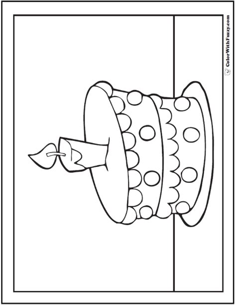 birthday cake coloring pages customizable ad   printables
