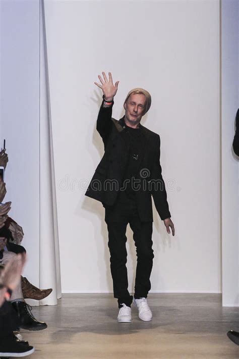 Designer Bill Gaytten Walks The Runway During The John Galliano Show