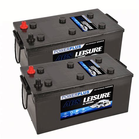 pair  abs  leisure batteries ah abs batteries
