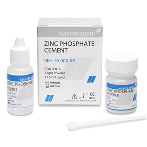master dent zinc phosphate cement lt yellow kit  gm powder   ml dental supplies