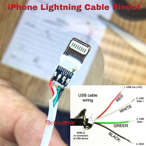 iphone  usb cord wiring diagram