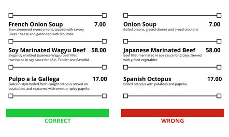 how to write delicious restaurant menu descriptions that sell more food