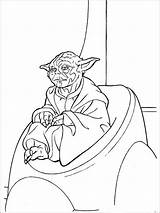 Yoda Pages Coloring Wars Star Boys Printable sketch template