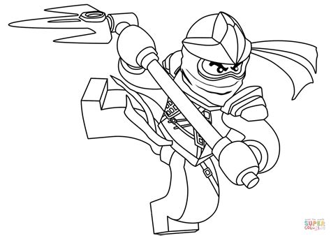 lego ninjago cole coloring page  printable coloring pages
