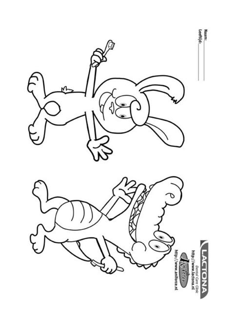 coloring page brush  teeth  printable coloring pages img