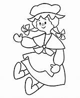 Doll Coloring Pages Color Honkingdonkey sketch template
