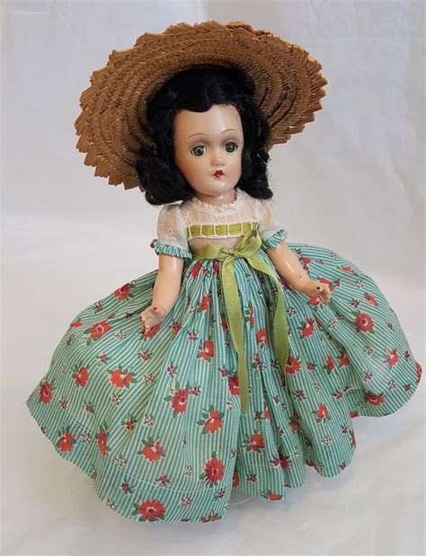 Vintage 1937 42 Madame Alexander Scarlett Ohara 11 Compo Doll Gone