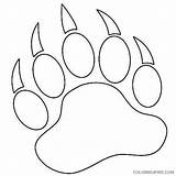 Paw Paws Claw Bearpaw Coloring4free Claws Dxfeps Pudsey Newsround Cbbc Pawprints Roberta sketch template