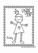 Doo Dinky Pinky Pages Para Colorear Coloring Template sketch template