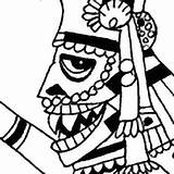 Aztec Huitzilopochtli God War Mythology Sun Mexico Top sketch template