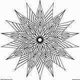 Coloring Pages Geometric Cool Designs Shapes Printable Patterns Pattern Color Abstract Adults Easy Simple Mandala Colouring Kids Print Shape Vector sketch template