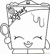 Shopkins Coloring Pages Coloringpages101 sketch template