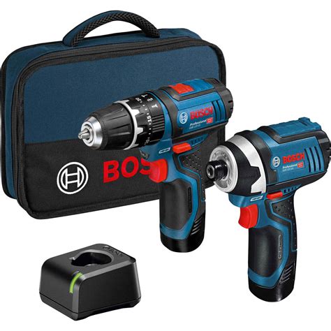 bosch  cordless combi drill  impact driver power tool kits