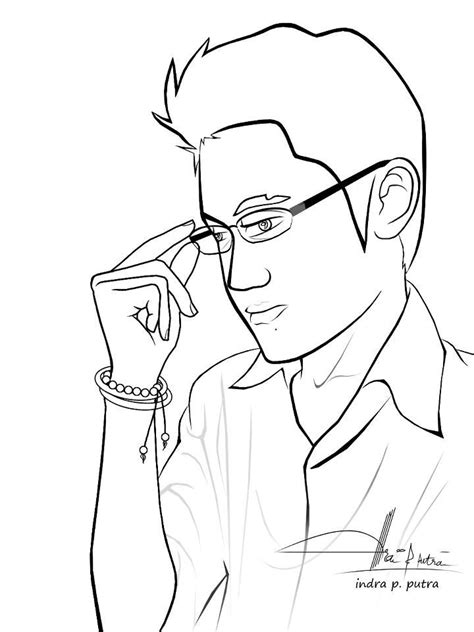 coloring pages  guys