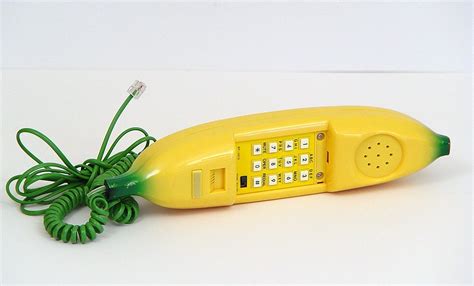 vintage  bananarama novelty banana telephone nice pinterest telefoner och inspiration