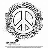 Scout Girl Pages Juniors Coloring Scouts Color Sheets Junior Girls Printable Daisy Logo Colortime Boy Colouring Bing Brownie sketch template