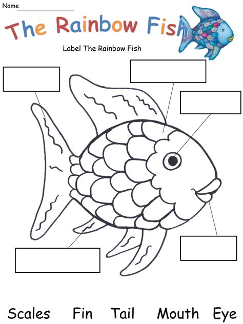 mash infants  rainbow fish lesson pack animated interactive