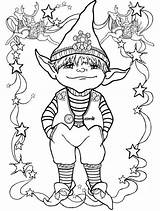 Elf Shelf Coloring Disney Printable Angles Pages Little sketch template