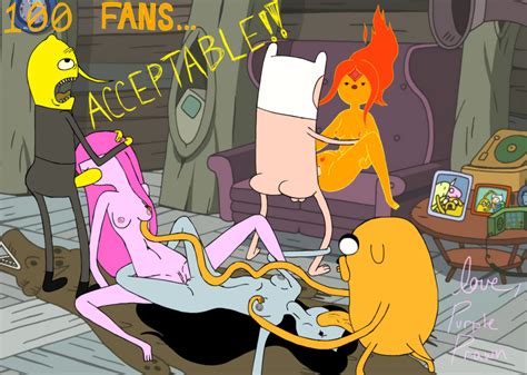 Rule 34 Adventure Time Earl Lemongrab Finn The Human Flame Princess