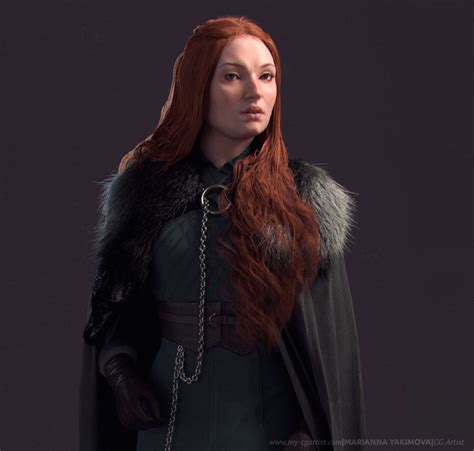 Artstation Sansa Stark Lady Of Winterfell Game Of