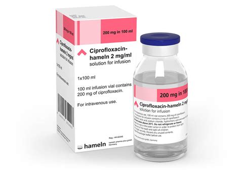 hk ciprofloxacin  mg ml  mg   ml  hameln pharma