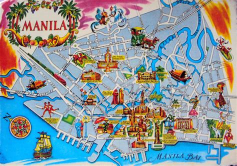 Manila Map Explore The City With This Illustrated Map
