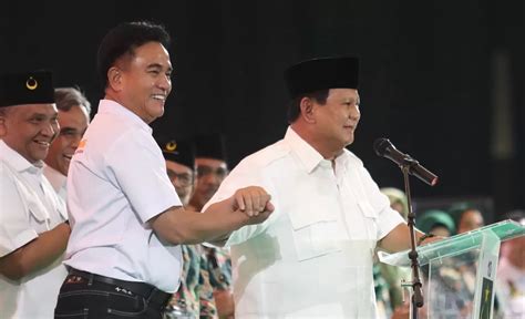 Voxpol Yusril Cocok Jadi Cawapresnya Prabowo