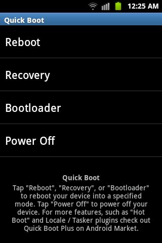 boot  recovery  key combination