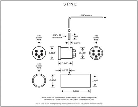 pin din plug wiring diagram