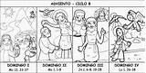 Adviento Catequesis Calendario Domingos Catecismo Visitar sketch template