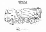 Cement Truck Mixer Coloring Drawing Concrete Pages Construction Kids รถ Drawings นท ภาพ Paintingvalley sketch template