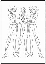Totally Spies Coloring Pages Getcolorings sketch template