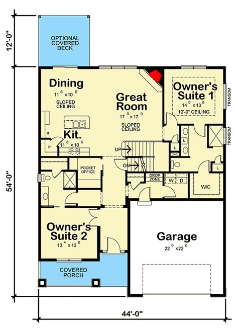 plan db  bed craftsman house plan   master suites  images basement house