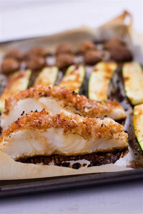 Baked Sea Bass And Zucchini Sheet Pan Recipe