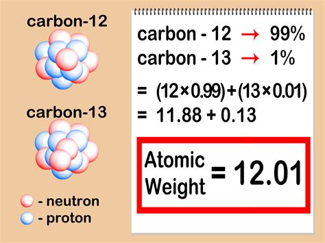 clear  easy ways  calculate atomic mass wikihow