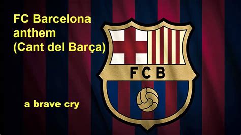 fc barcelona anthem lyrics  english youtube